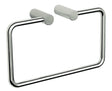 Van Marcke Tilde handdoekhouder ring wand 210x120x50mm messing geborsteld nikkel