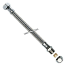 Van Marcke Pro Aanvoerflexibel inox klemxmoer D3/8" Fxklem D10 L300mm