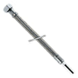 Van Marcke Pro Aanvoerflexibel inox gladxlosse moer D10x1/2"F L750mm