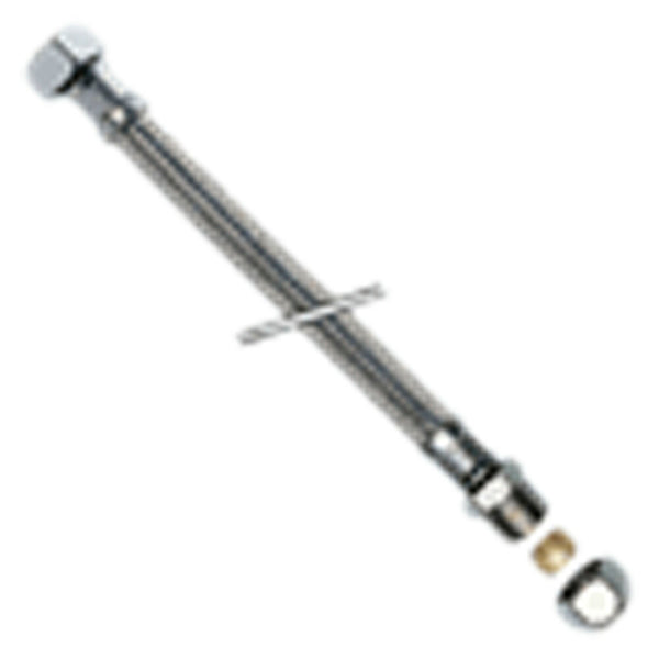 Van Marcke Pro Aanvoerflexibel inox klemxmoer D1/2" Fxklem D12 L500mm
