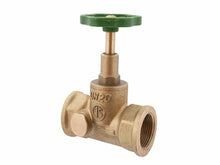 rechte stopkraan messing met binnendraad met aftapkraan 3/4"