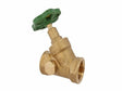 schuine stopkraan messing MMPO met binnendraad met aftapkraan 1/2"