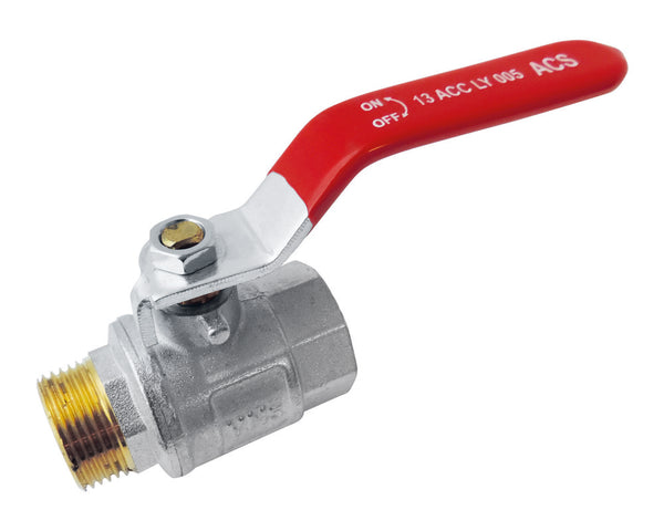 bolkraan 5/4" MF volle doorlaat
