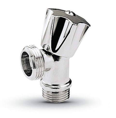 Van Marcke Pro hoekstopkraan voor wasmachine 1/2Mx3/4M chroom