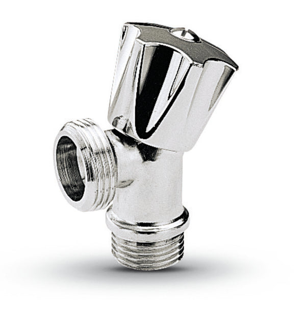 Van Marcke Pro hoekstopkraan voor wasmachine 1/2Mx3/4M chroom
