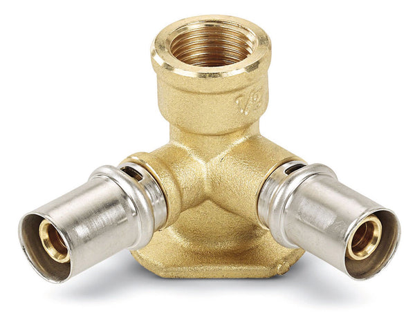 SYSTEMPEX dubbele muurplaat VPE-Alu-buis pers H 53mm 20-1/2"F 20