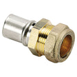 SYSTEMPEX raccord droit tube alu raccord à sertir bicône 16-14