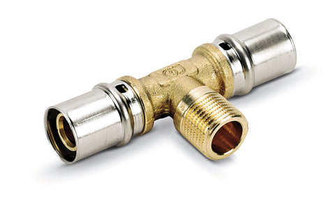 SYSTEMPEX T-stuk VPE-Alu-buis aansluiting 16-3/4"M-16