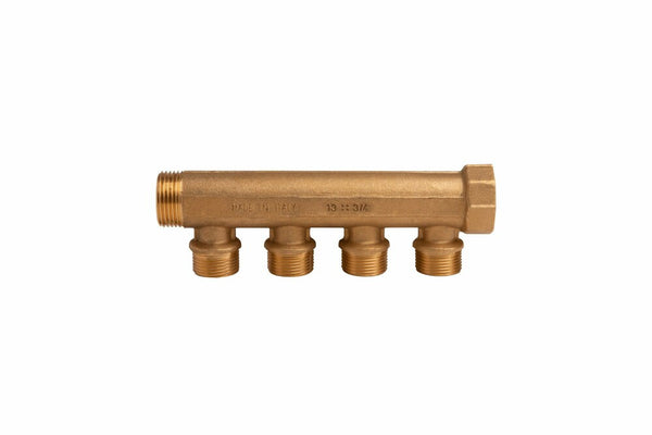 SYSTEMPEX collecteur 3/4"MF sortie M22 4 circuits