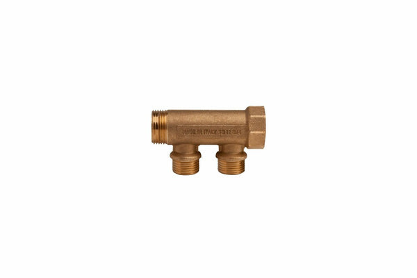 SYSTEMPEX verdeler 3/4"MF uitgang 1/2 2 kringen