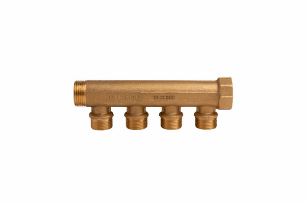 SYSTEMPEX verdeler 3/4"MF uitgang 1/2 4 kringen