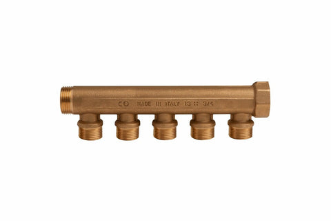 SYSTEMPEX verdeler 3/4"MF uitgang 1/2 5 kringen