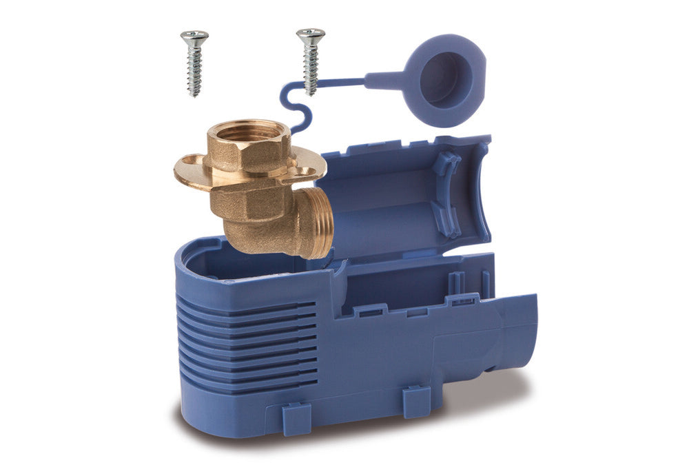 SYSTEMPEX enkele inbouwdoos D M22 1/2"F enkel sanitair