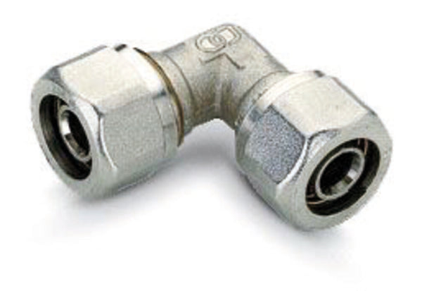 SYSTEMPEX coude 90° PEX-Alu raccordement à serrer x serrer D 26-36