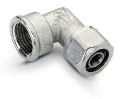 SYSTEMPEX bocht 90° VPE-Alu buis knel x D F D 26 x 3 x 4/4"F