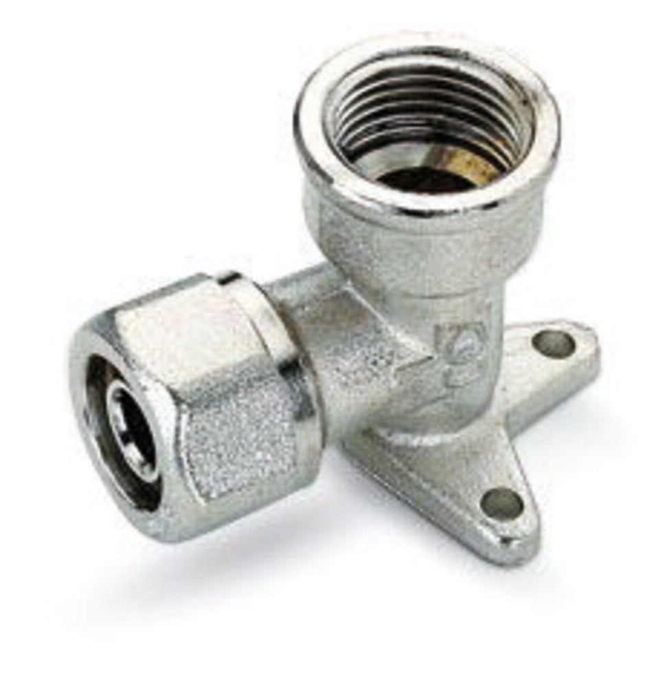 SYSTEMPEX muurplaat VPE-Alu buis aansluiting knel x D F D 16 x 1/2"F