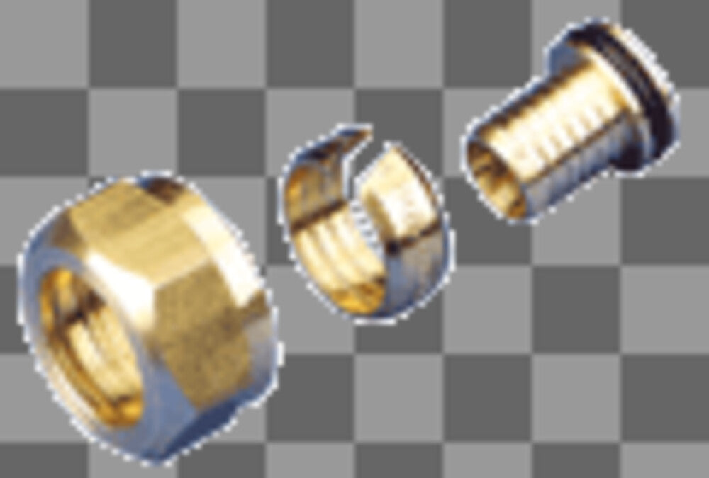SYSTEMPEX klemkoppeling voor PEX-buis M22 12 x 1.1 per 2 stuks