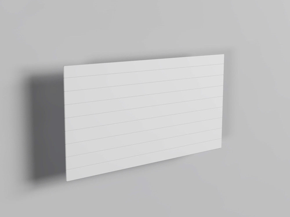 Van Marcke Line voorplaat afstand tussen de lijnen: 67,5mm H600xL1100mm wit