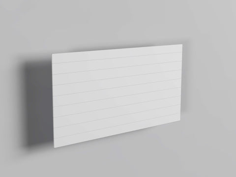 Van Marcke Line voorplaat afstand tussen de lijnen: 67,5mm H600xL1100mm wit