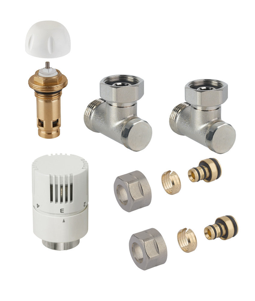 intro set 2 koppelingen 3/4" haaks
