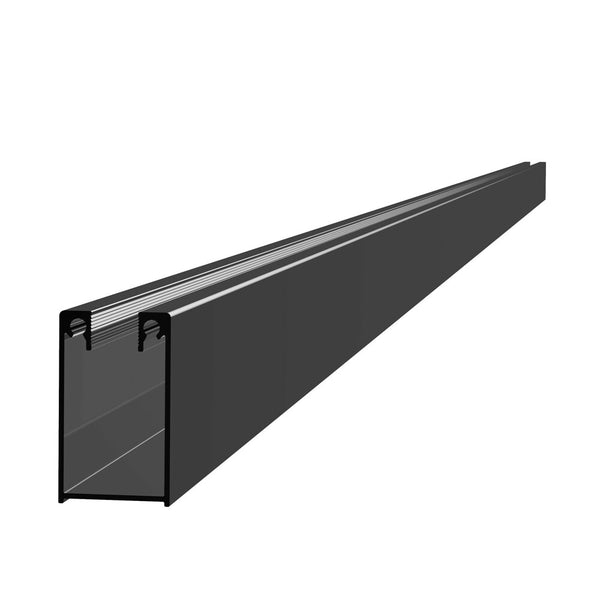 Van Marcke Walk-in muurprofiel 2000mm voor 8mm glas zwart