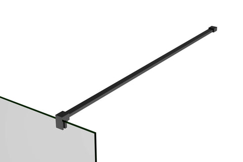 Van Marcke Walk-In/Decor stabilisatiestang rechthoekig 1200mm zwart