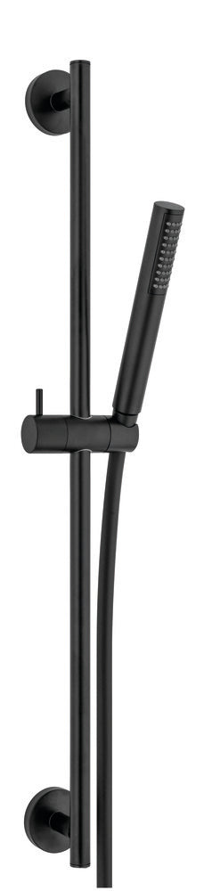 Van Marcke Nero doucheset douchestang 70cm 1jet flexibel PVC 150cm mat zwart
