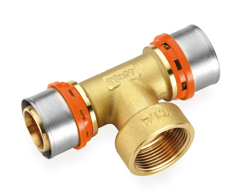 SYSTEMPEX T-stuk VPE-Alu-buis persen 50-6/4F-50