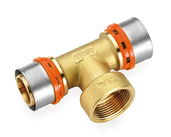 SYSTEMPEX T-stuk VPE-Alu-buis persen 50-6/4F-50