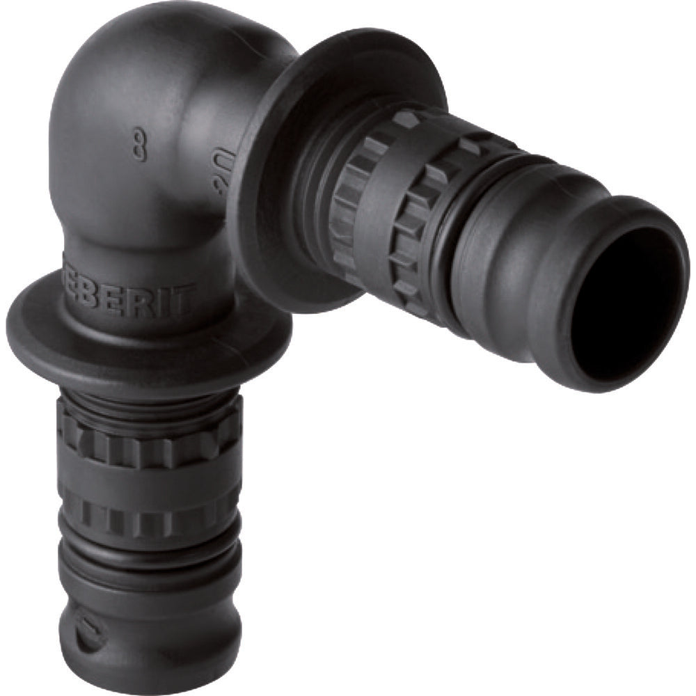 Geberit Mepla fitting bocht 90° PVDF 40