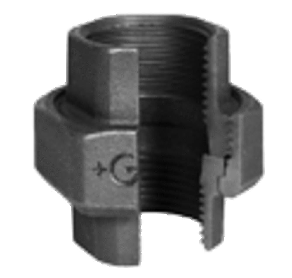 Raccord union vlak ZWART3/4"FF