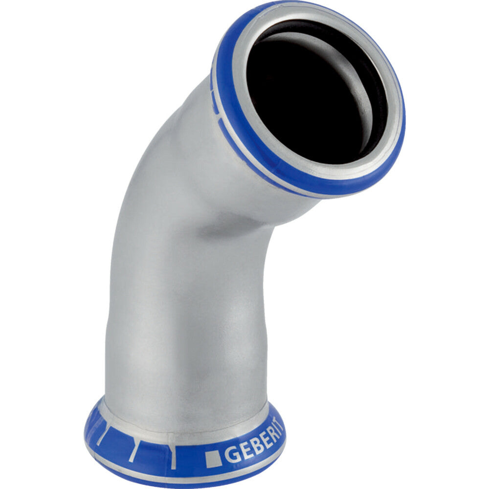 Geberit Mapress inox-water bocht 45° FF 22