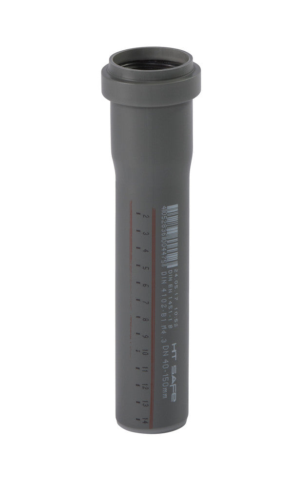 Ostendorf Kunststoffe HT-Safe EM afvoerbuis D40 L 0,75M