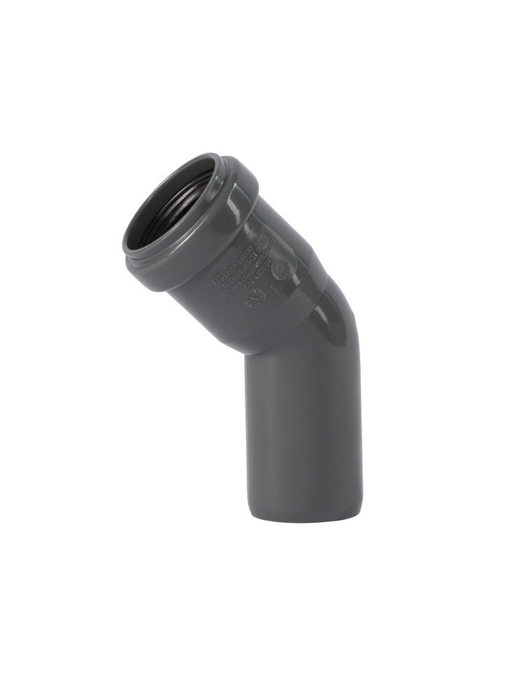 Ostendorf Kunststoffe HT-Safe B bocht 45° PP D 32 mm grijs