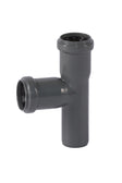 Ostendorf Kunststoffe HT-Safe EA verloop-T 87° polypropyleen D110/50 mm grijs