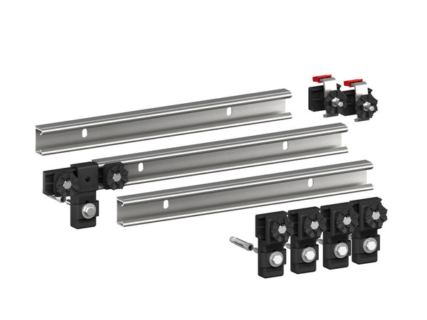 Mepa rail wall-mounted for bathtubs acier/acrylique 3 pieces 700mm