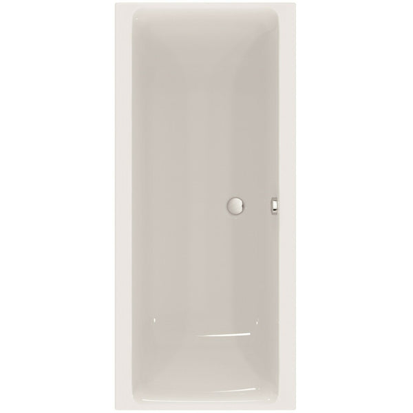 Van Marcke Helsinki inbouwbad duo met fijne rand 1800 x 800 x 465 mm gloss