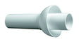 Nicoll buis en rozet voor lavabo-bidet-gootsteen PP wit L180mm D32mm