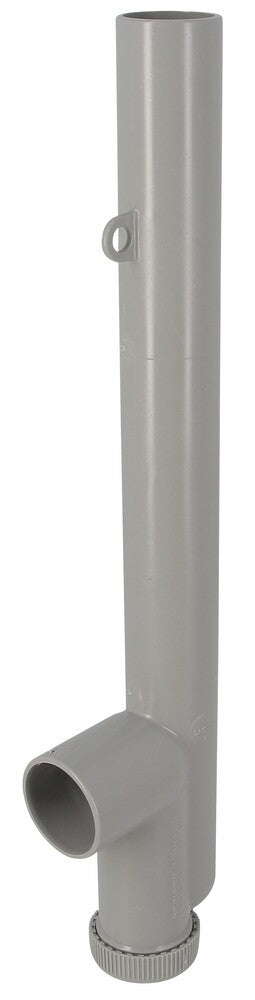 Nicoll enkele sifon horizontale uitgang wasmachine D40mm waterslothoogte 50mm