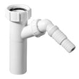 Mc Alpine T-stuk met wasmachineaansluiting 6/4"x40mm PP wit