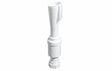 Mc Alpine siphon entonnoir D40mm garde d'eau 60mm PP blanc