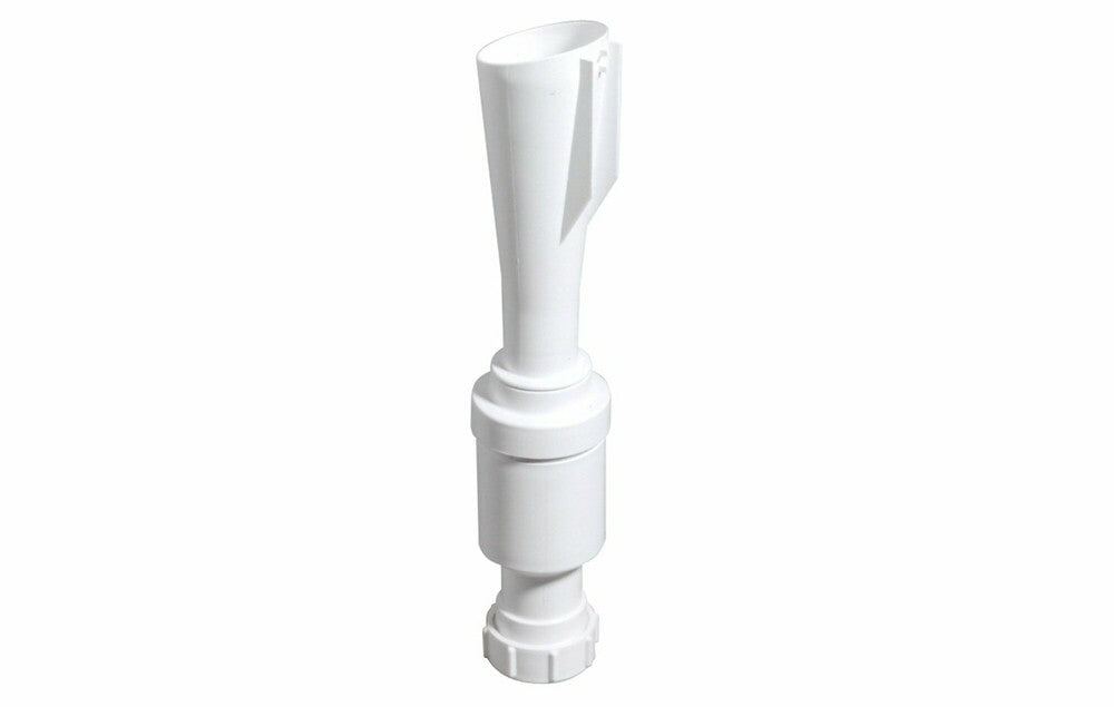Mc Alpine trechtersifon D40mm waterslothoogte 60mm PP wit