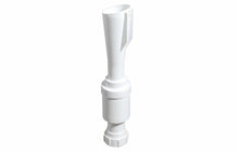 Mc Alpine siphon entonnoir D40mm garde d'eau 60mm PP blanc