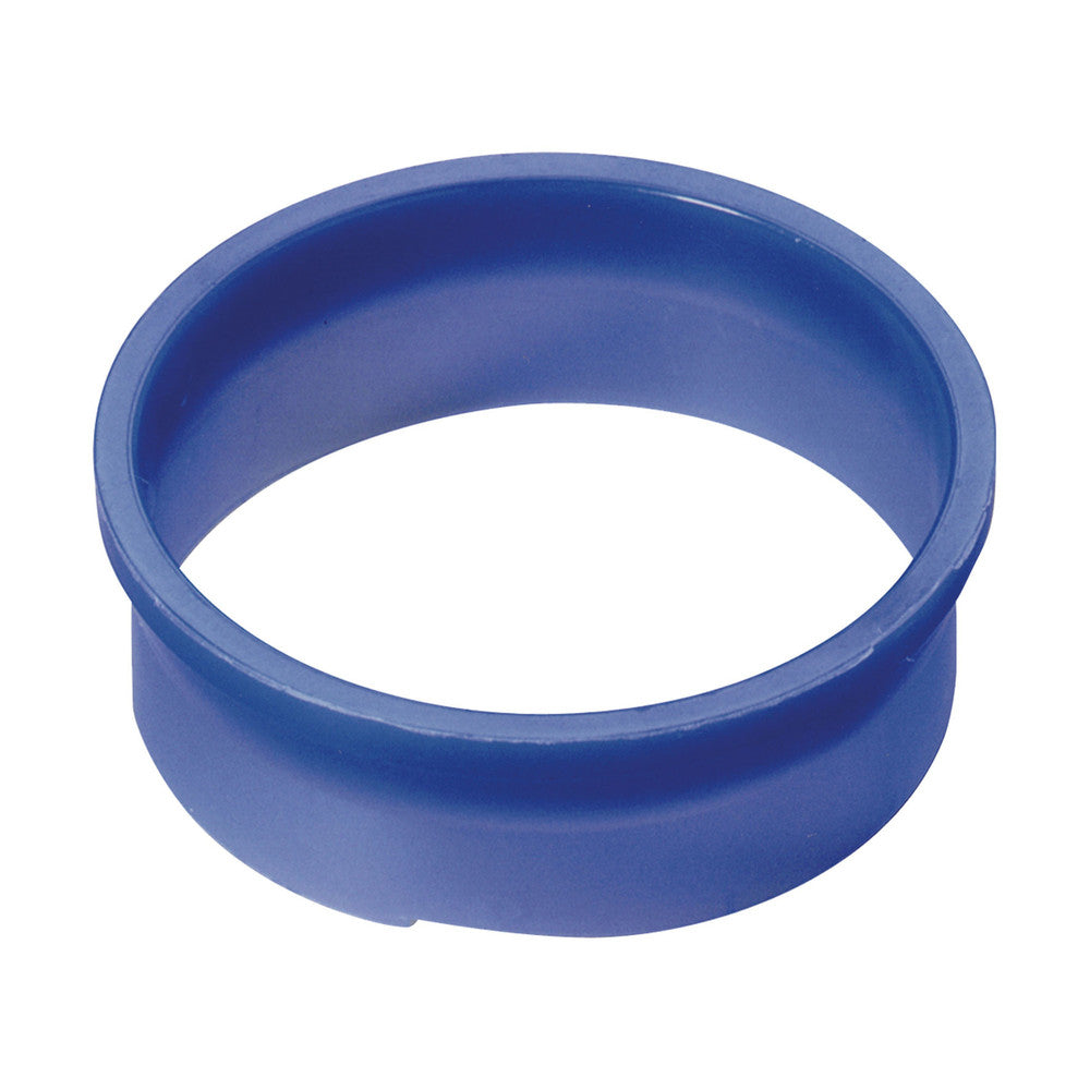 Mc Alpine conische klemring D40mm lage dichtheid PP blauw