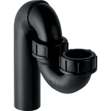 Geberit siphon tubulaire modèle S pour déversoir 40 x 50 mm PE noir