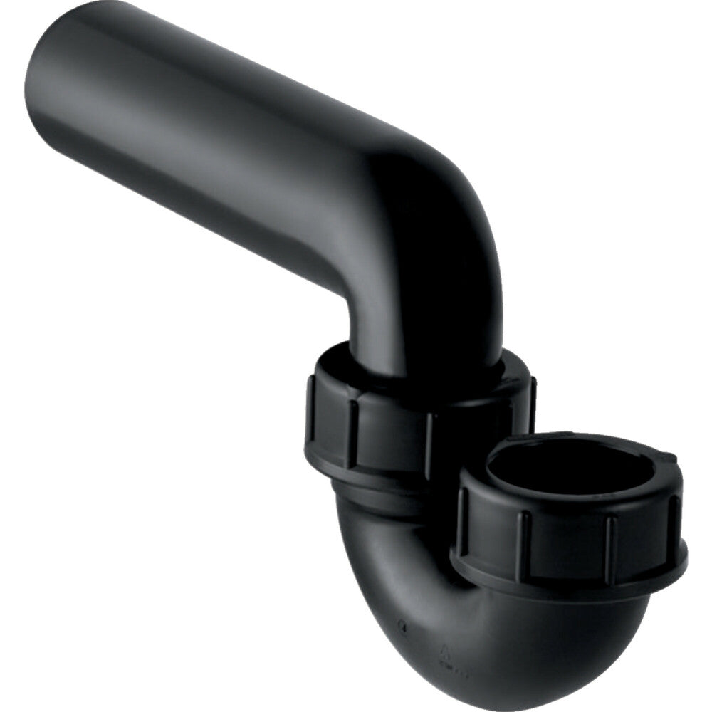 Geberit buissifon model P voor uitgietbak 50 x 50 mm PE zwart