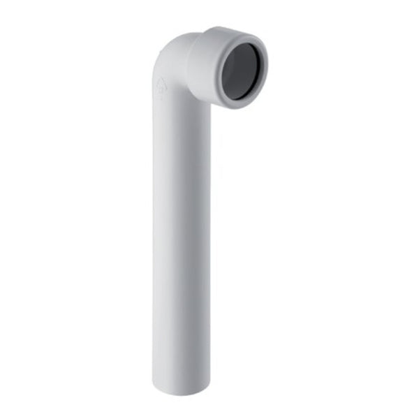 Geberit aansluitbocht 90° D40mm kunststof alpien wit
