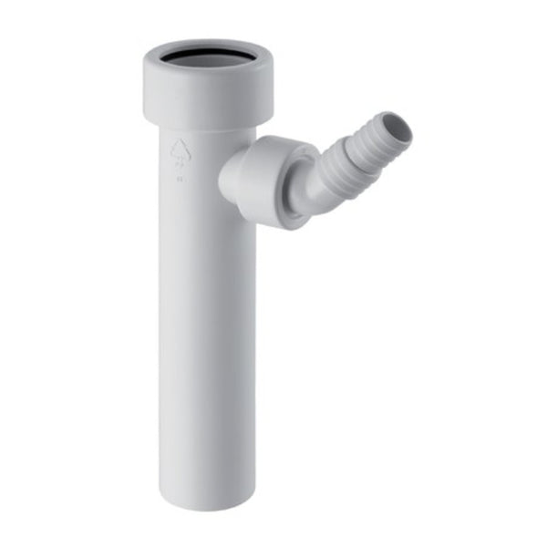 Geberit T-stuk voor vaat- of wasmachines 4/4" D40mm kunststof alpien wit