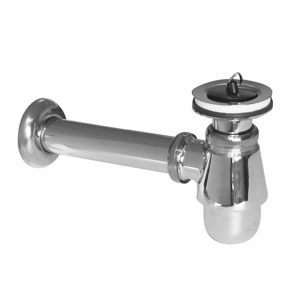 Van Marcke Pro bekersifon voor bidet met plug 5/4" x 32 mm chroom