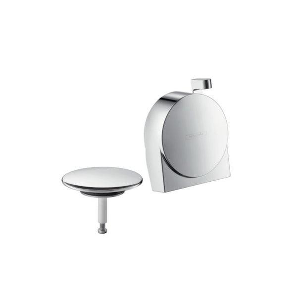 Hansgrohe Exafill S afwerkset voor standaardbaden met aan- en afvoer chroom